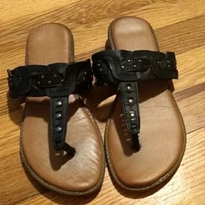 Black Flip Flops